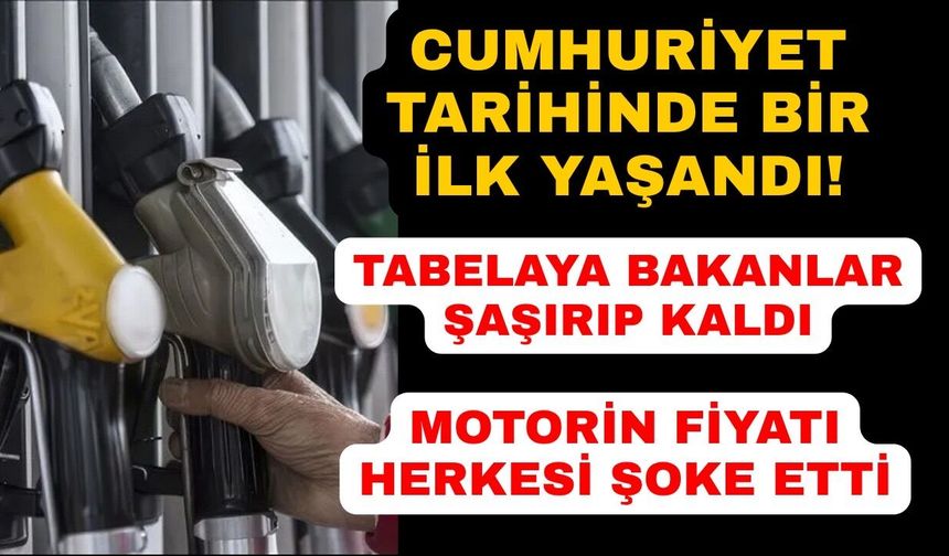 Son zamla akaryakıtta 3 haneli dönem başladı