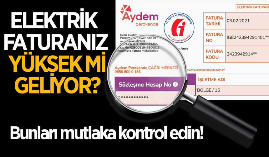 Elektrik faturanız yüksek mi geliyor? İşte cebinizi etkileyen detaylar