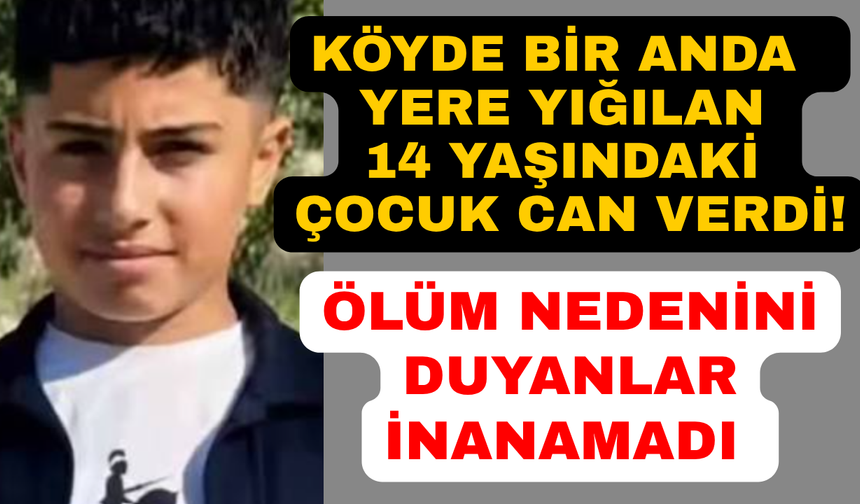 Evinin bahçesinde kalp krizi geçiren çocuk kurtarılamadı