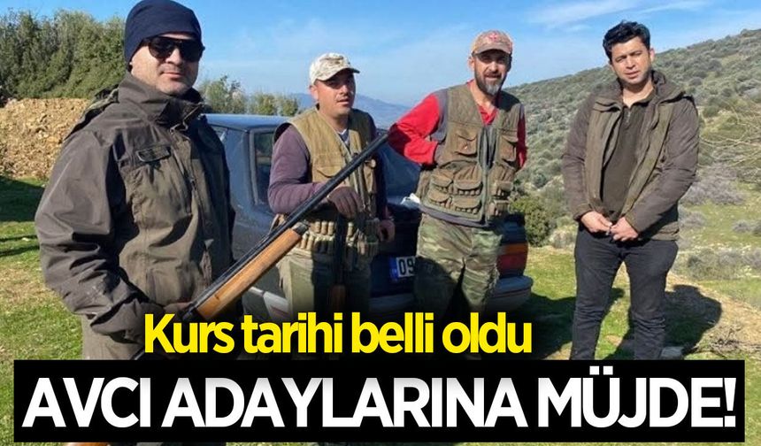 Aydın'da avcı adaylarına müjde! yeni kurs tarihi belli oldu