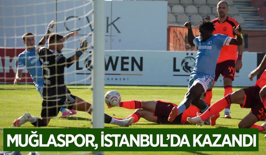 Muğlaspor, hafta içi mesaisinde İstanbul'da güldü