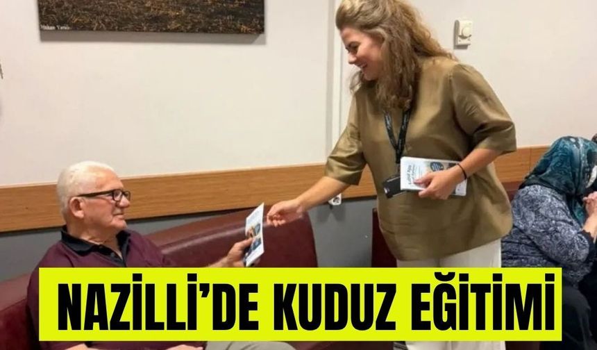Nazilli’de kuduz eğitimi: Farkındalık oluşturmak  için stant açıldı