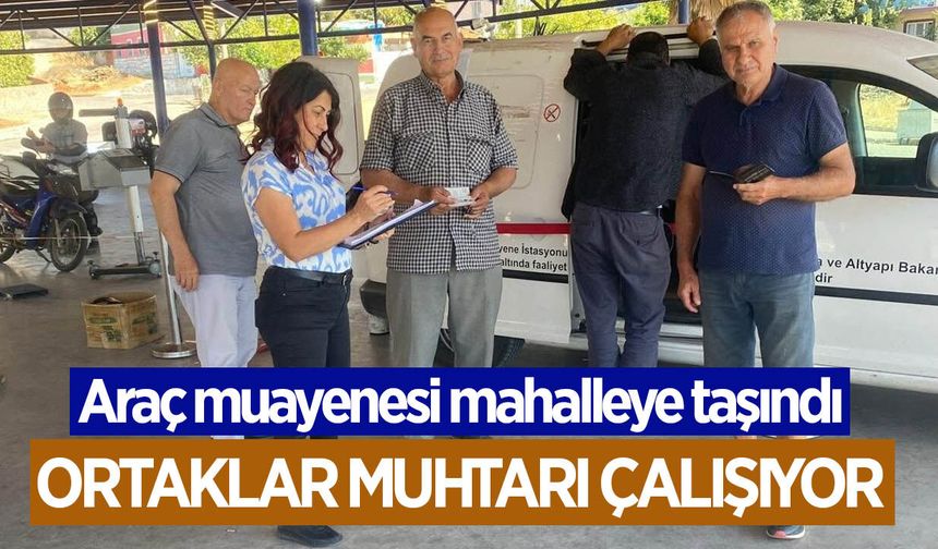 TÜVTÜRK, Ortaklar’da mobil araç muayene hizmeti verdi