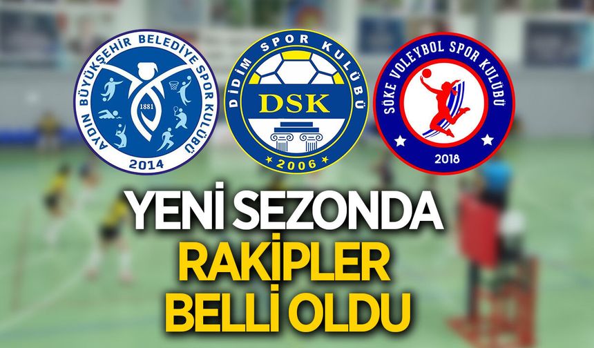 TVF 2.Lig'deki Aydın ekiplerinin grup ve rakipleri belli oldu