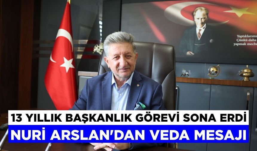 13 yıllık başkanlık görevi sona erdi