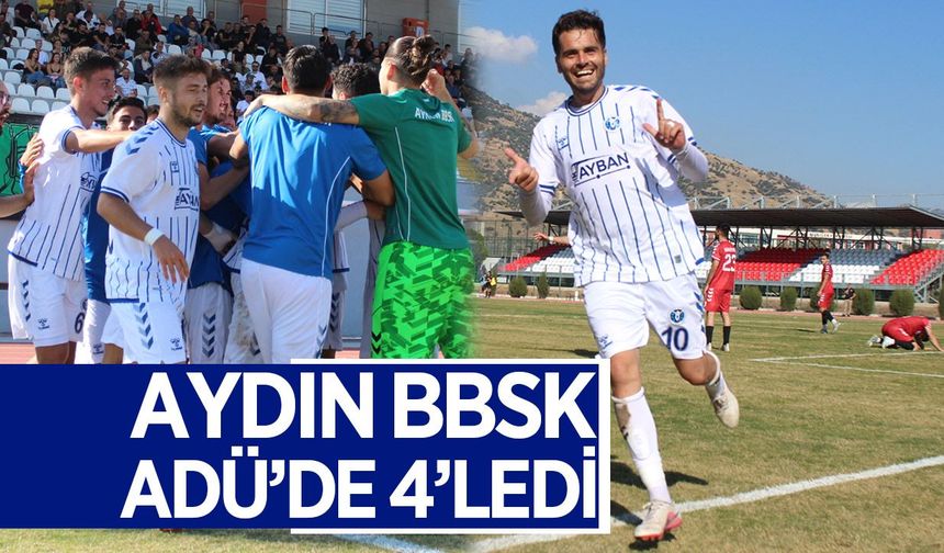 Aydın Büyükşehir Belediyespor, ADÜ’de 4’ledi!