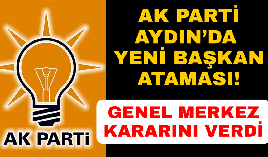 AK Parti Aydın İl Gençlik Kolları Başkanlığı'na Varol atandı