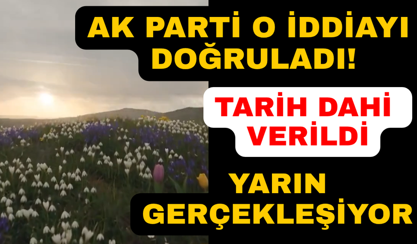 AK Parti uzun süredir konuşulan iddiayı doğruladı
