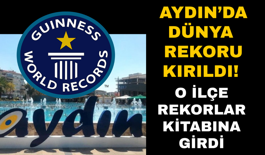 Didim'de dünya rekoruna imza atıldı