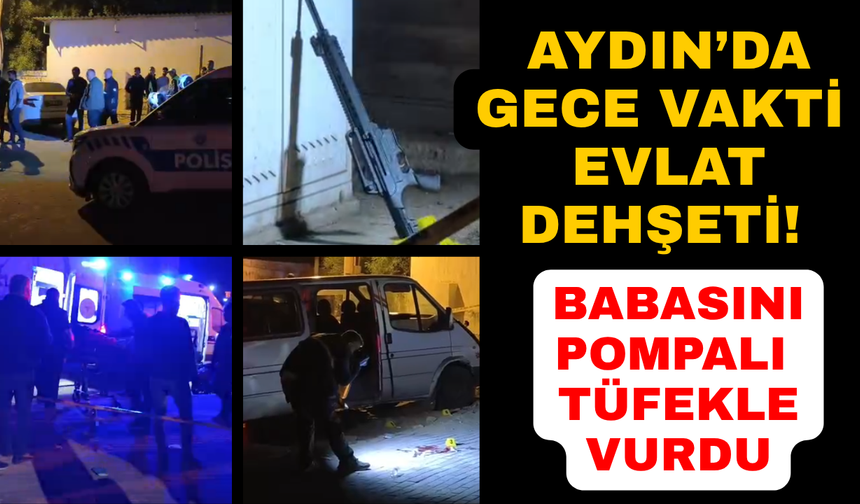 Aydın'da babasını tüfekle vuran genç gözaltına alındı
