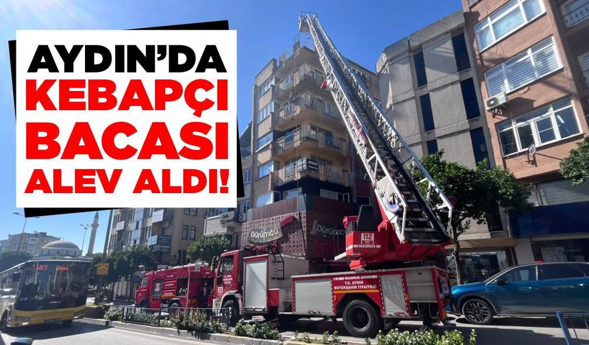 Aydın'da korkutan yangın! Alevler çatıya ulaştı