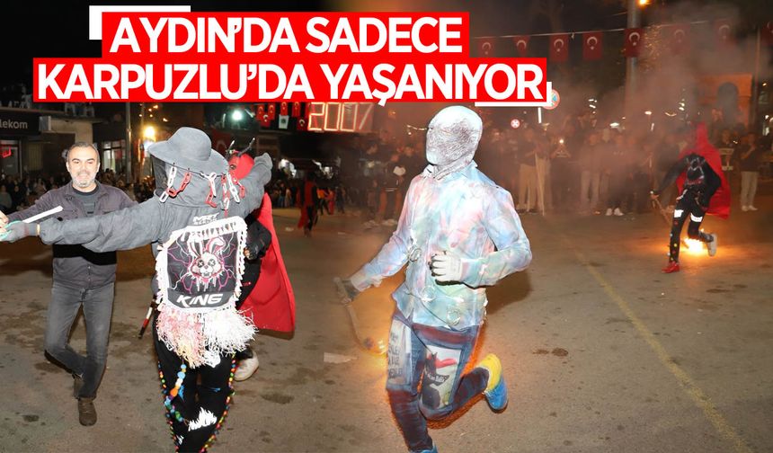 Karpuzlu'da cumhuriyet bayramı, arap bayramı geleneğiyle kutlandı