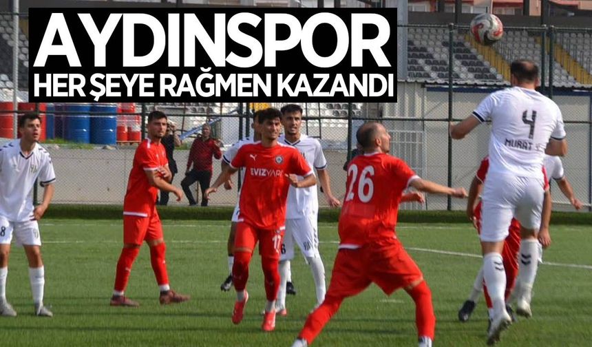 İmkansızlıkların takımı Aydınspor ilk maçını kazandı