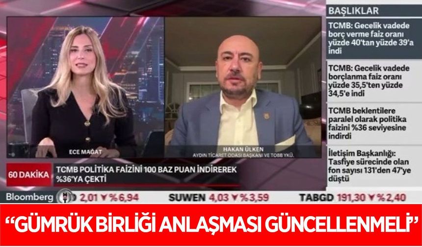 AYTO Başkanı Ülken, iş dünyasının önceliklerine dikkat çekti