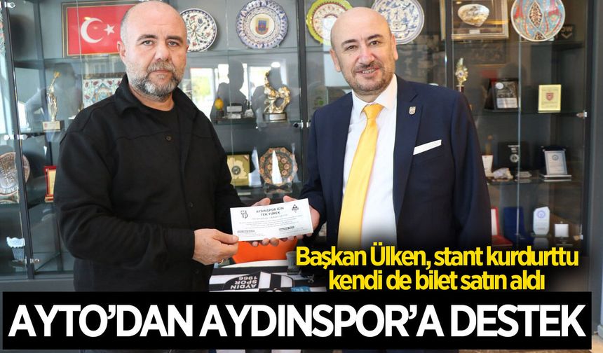 AYTO'dan Aydınspor'a destek