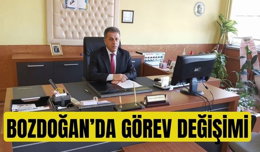 Bozdoğan’da görev değişimi