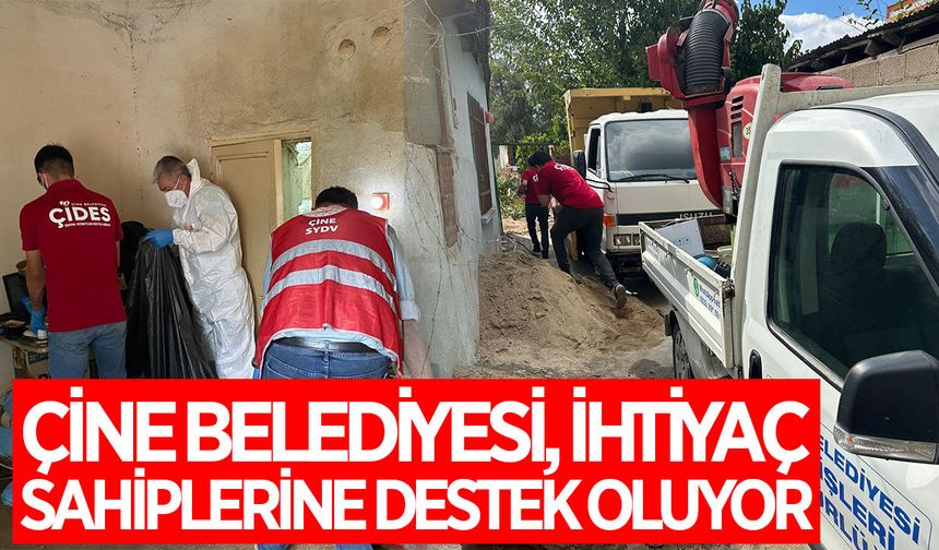 Çine Belediyesi, ihtiyaç sahiplerine destek oluyor