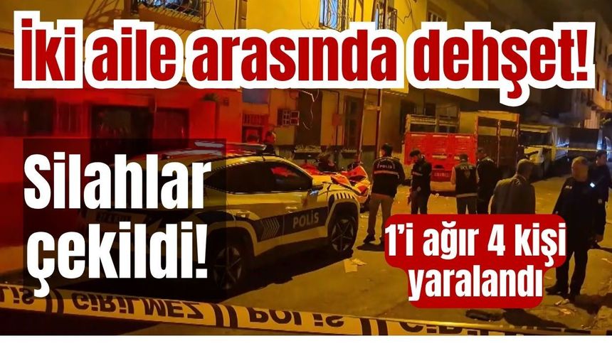 Çocuklar yüzünden başladı, silahlı kavgaya dönüştü!