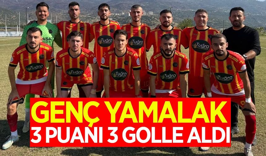 Genç Yamalak, Çine’de 3 puanı 3 golle aldı