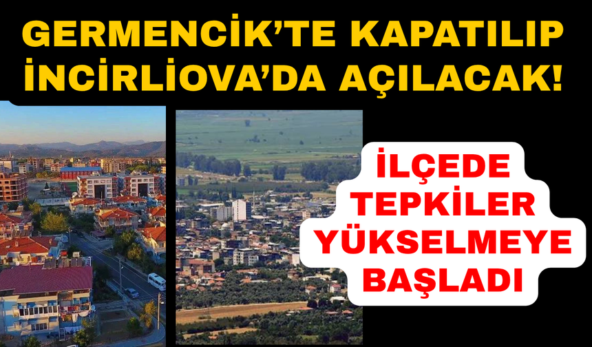 Germencik'te Gül'den banka şubesinin taşınmasına tepki