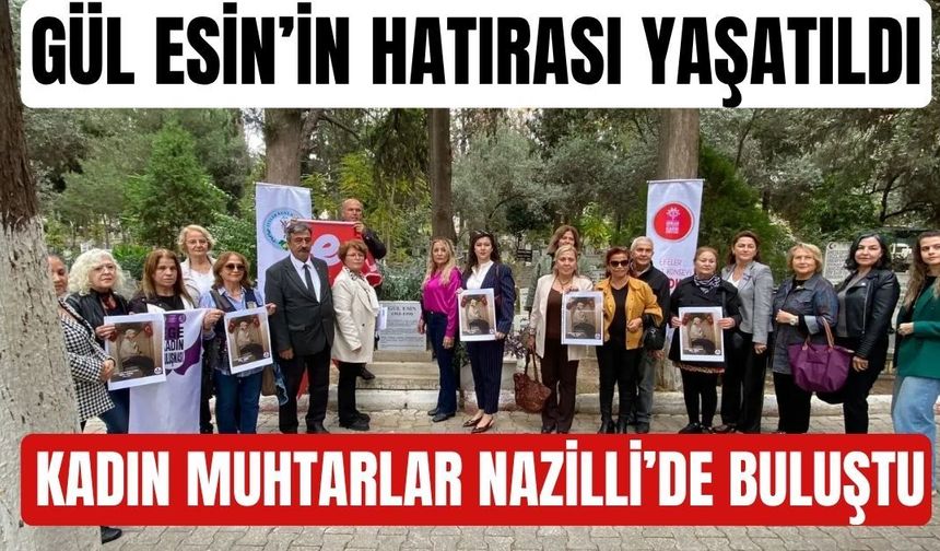 Gül Esin’in hatırası yaşatıldı