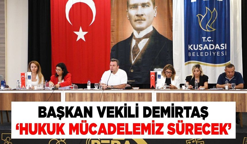 Kuşadası Belediye Meclisi Ekim ayı toplantısı gerçekleşti