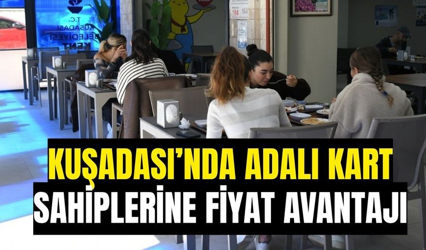 Kuşadası Kent Lokantası’na yoğun ilgi