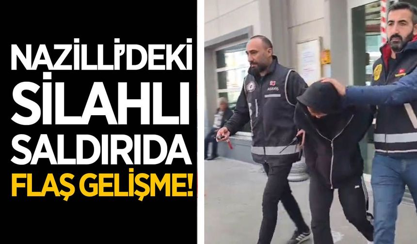 Nazilli'deki silahlı saldırıyla ilgili flaş gelişme! Tutuklanarak cezaevine gönderildi