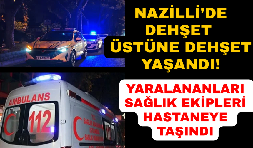Nazilli'deki kazalarda biri ağır 4 kişi yaralandı