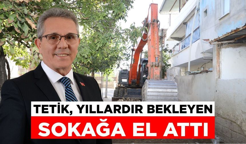 Nazilli’de yılların yol sorunu için harekete geçildi