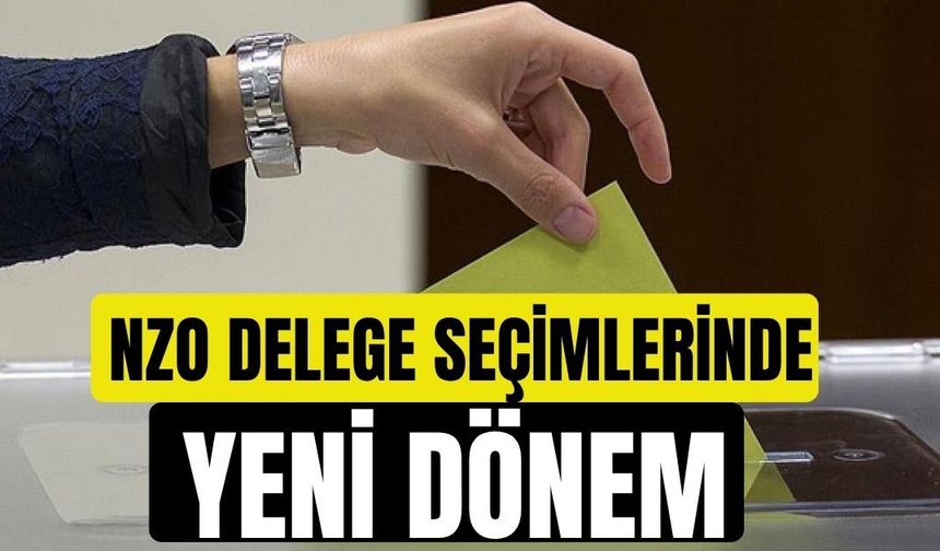 NZO delege seçimlerinde yeni uygulama