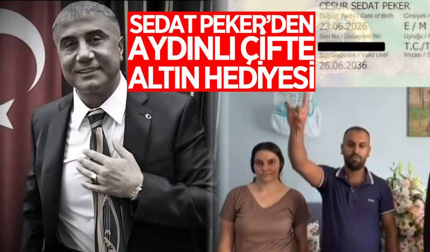 Aydınlı aile, yeni doğan bebeğine 'Sedat Peker' ismini verdi