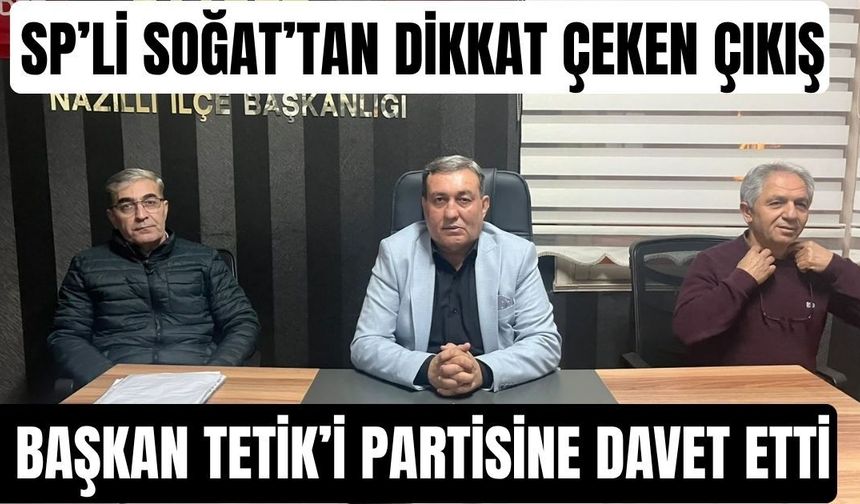 SP'li Soğat'tan dikkat çeken çıkış