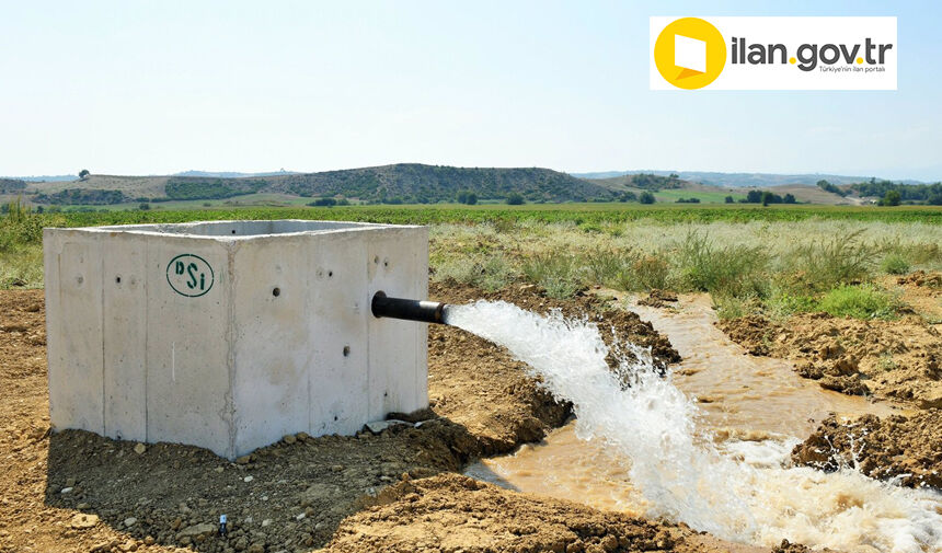 DSİ sulama tesisi yaptıracak