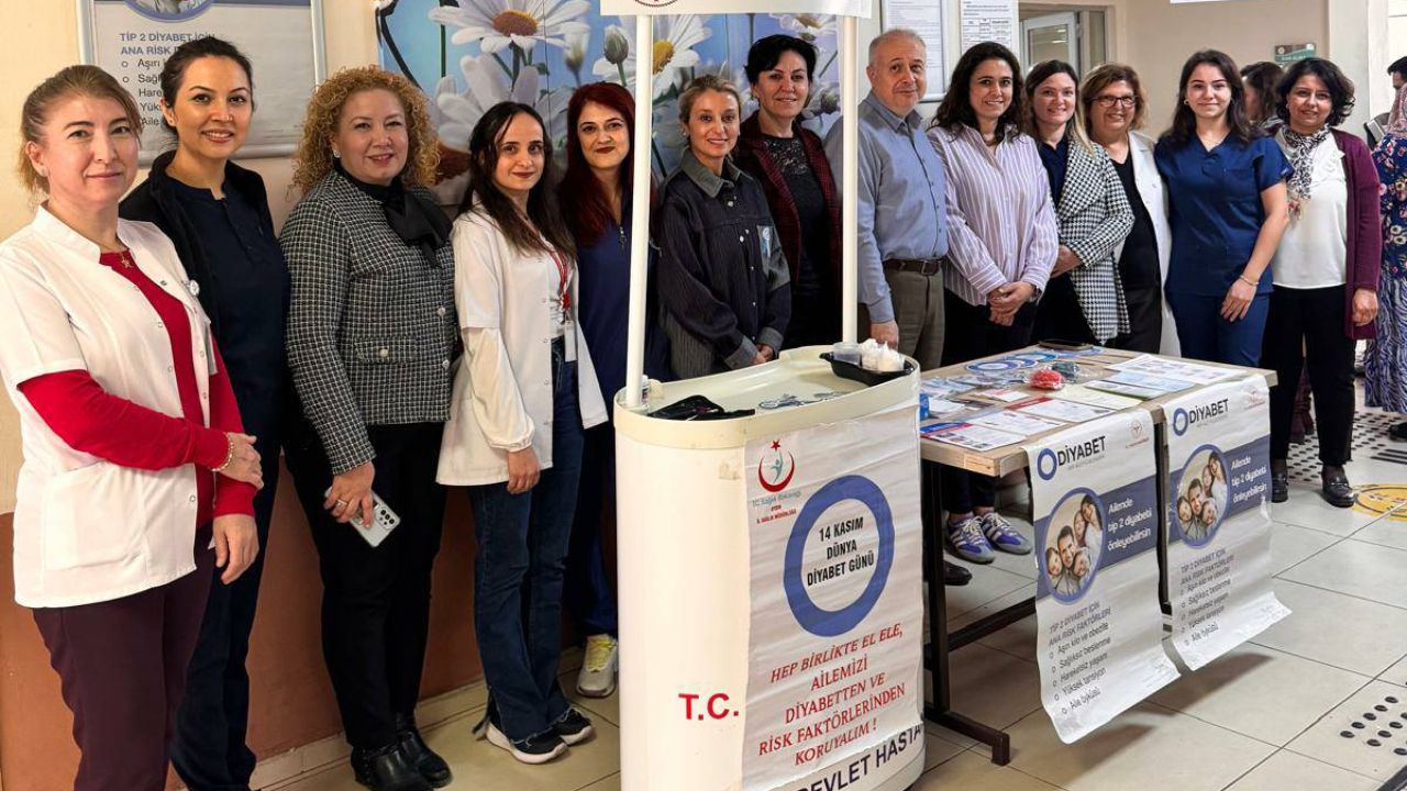 Aydın Atatürk Devlet Hastanesi Dünya Diyabet Günü’nde Farkındalık Standı Kurdu 1