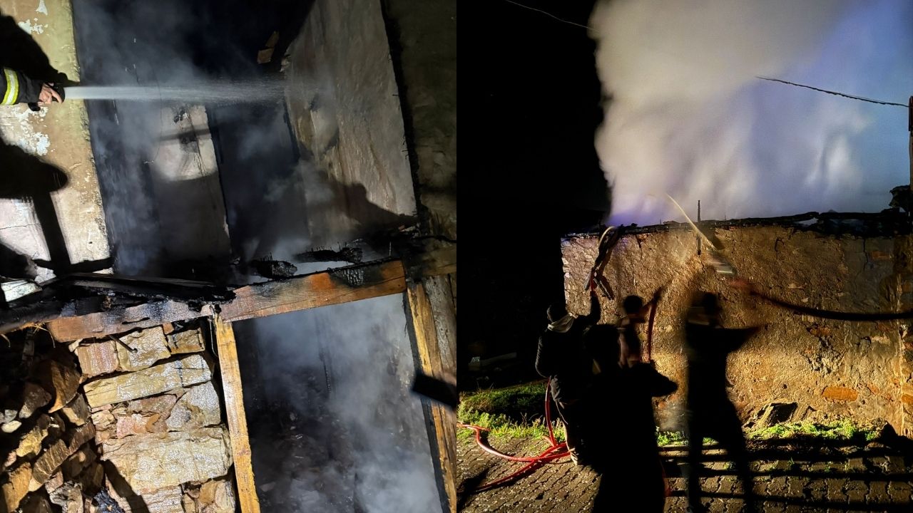 Karacasu’da Korkutan Yangin Ev Tamamen Küle Döndü1