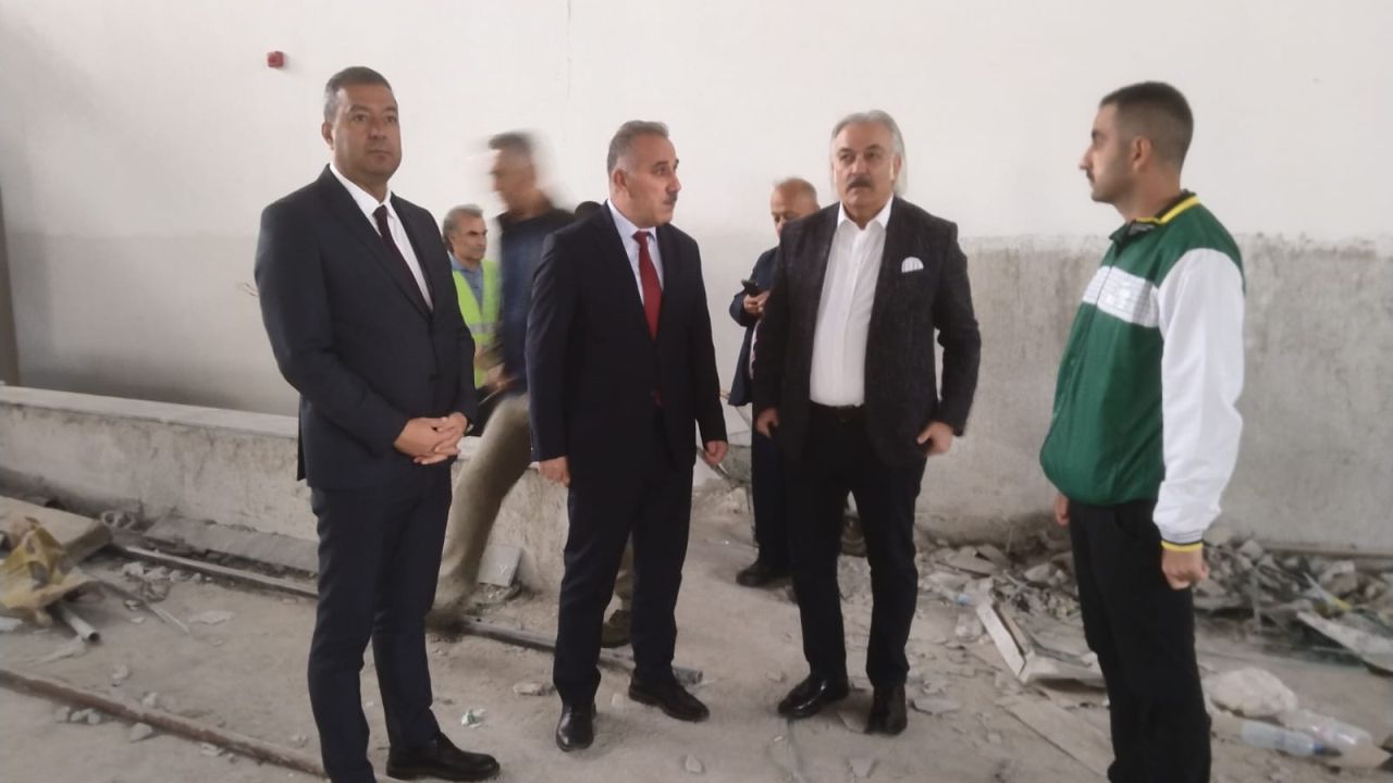 Söke Kaymakamı Akça, Spor Tesislerinde Incelemelerde Bulundu 2