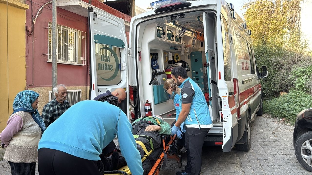 Aydın’da Temizlik Yaparken 3 Metreden Düştü