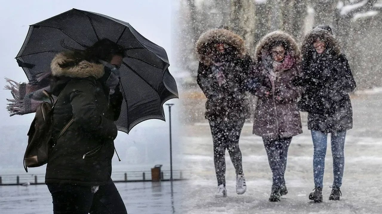 Meteoroloji 47 Il Için Uyarı Verdi! Kar Ve Sağanak Geliyor