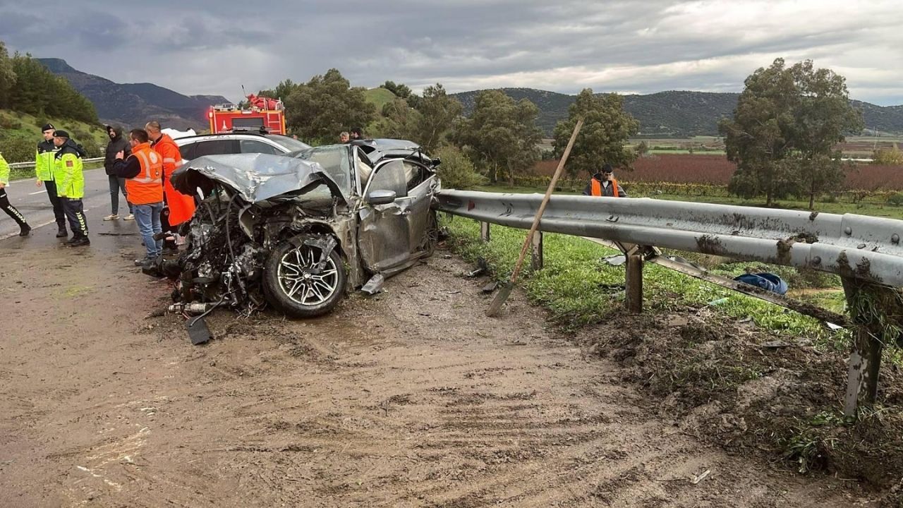 Otoyolda Zincirleme Kaza 4 Kişi Yaralandı4I