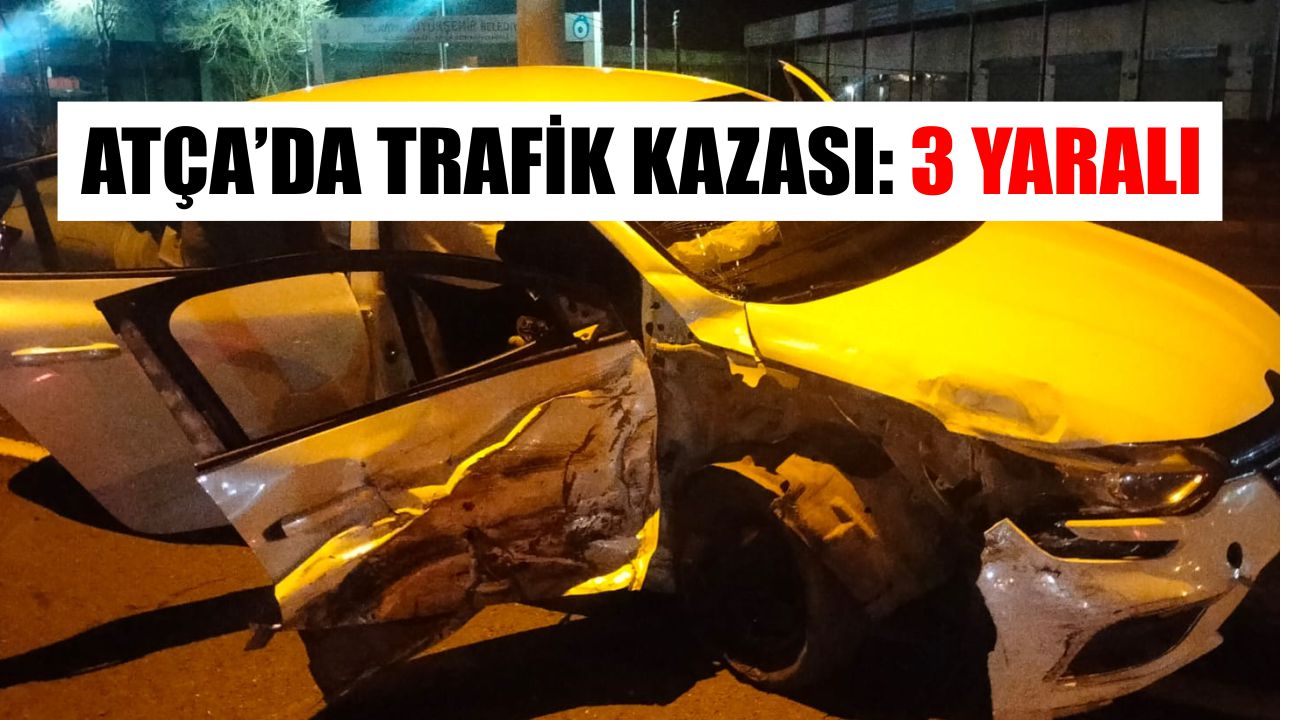 Aydın-Denizli yolunda kaza: Otomobil metrelerce savruldu