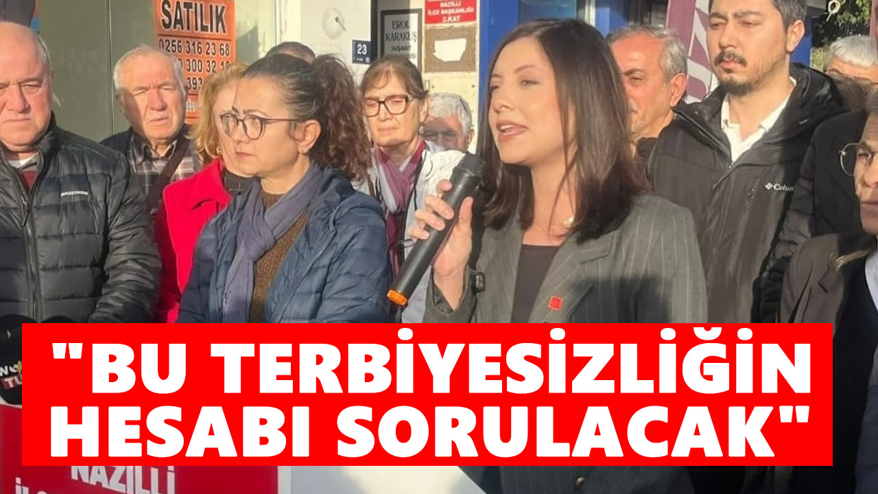 CHP Nazilli'den Beyazıt'a sert tepki