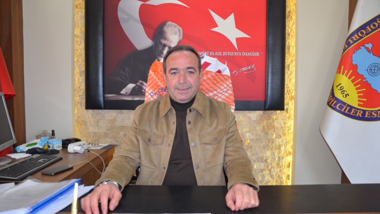 Çine Şoförler Odası Başkanı Ahmet Sert