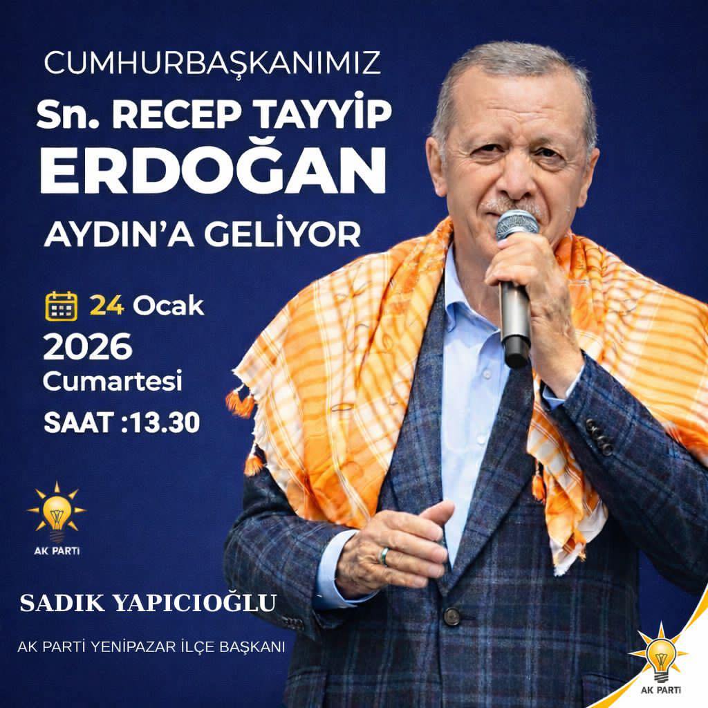 Erdoğan’ın Aydın’daki Açılış Programı Açıklandı!