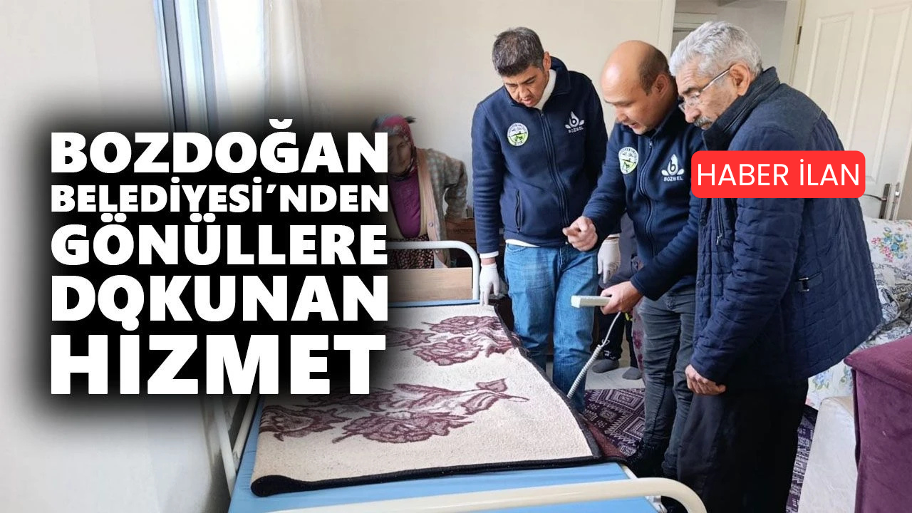 Bozdoğan Belediyesi vatandaş odaklı hizmetlerine devam ediyor