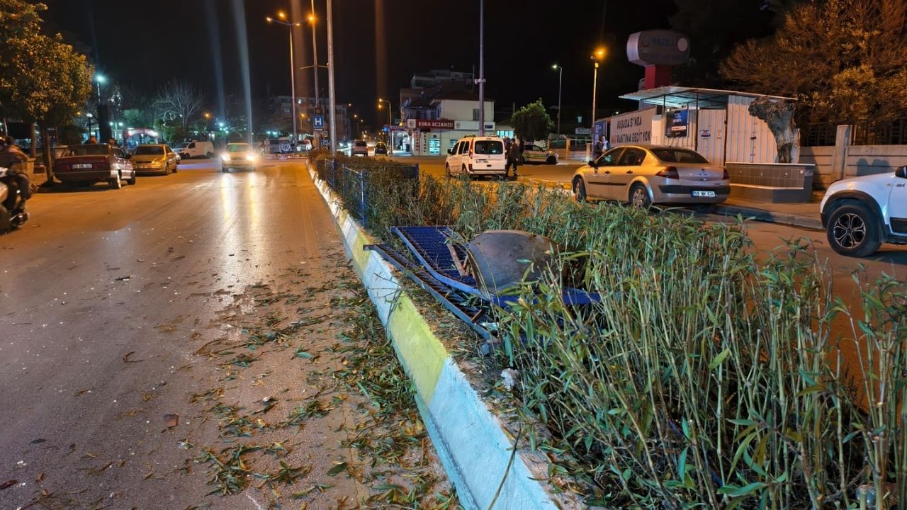 Nazilli'de Alkollü Sürücü Dehşeti! Tartıştığı Eşine Kızıp Kaza Yaptı 1