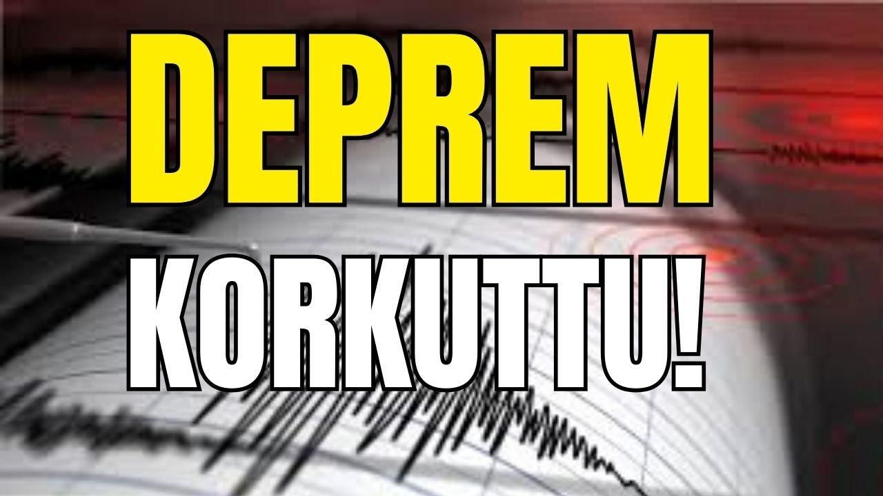 4,8 büyüklüğündeki deprem korkuttu!
