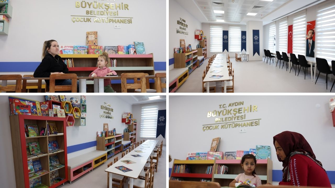 Aydin Büyükşehi̇r Beledi̇yesi̇’nden Aydin Şehi̇r Hastanesi̇’ne Çocuk Kütüphanesi̇1