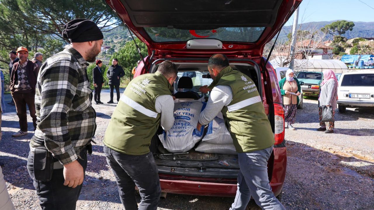 Aydın’da Üreticilere Büyük Destek Başkan Çerçioğlu’ndan Yem Yardımı 1