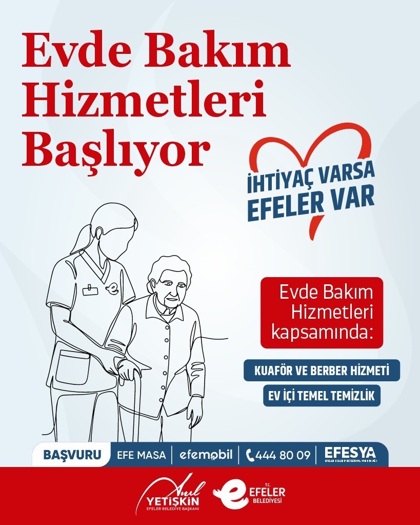 Efeler Belediyesi Evde Bakım Hizmetini Başlattı1
